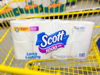 scott toilet paper in shopping cart