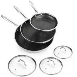 imarku Hybrid Nonstick Frying Pan Set
