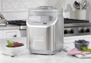 an ice cream maker on a kitchen counter