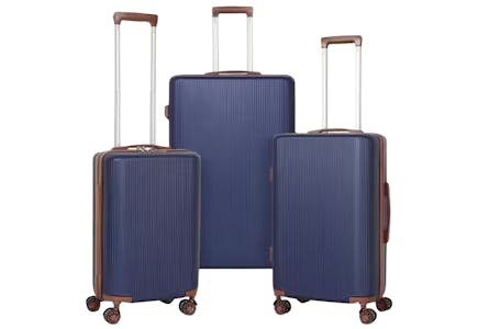 Slate Blue Hardside Luggage Set
