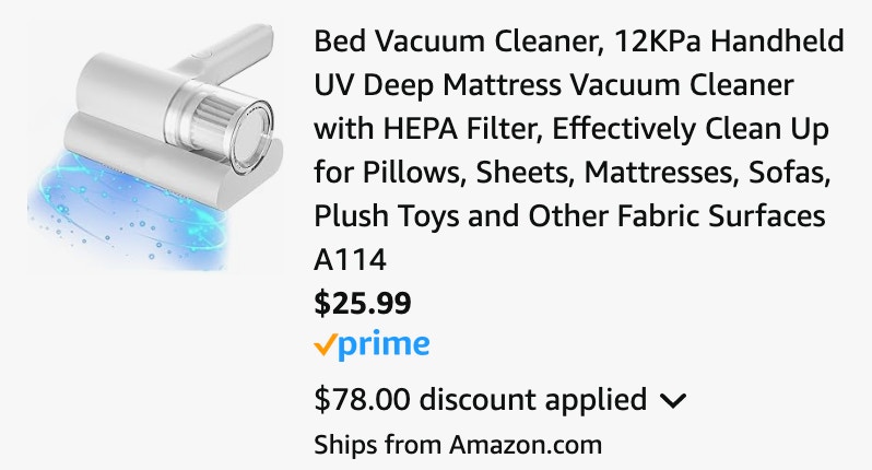 Bed Vacuum Cart 2