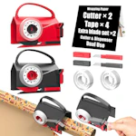 Wrapping Paper Cutter & Tape Dispenser