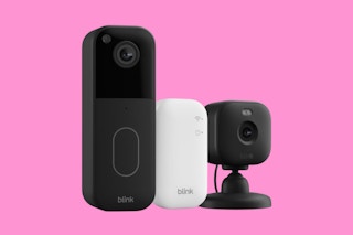 a blink doorbell and camera set