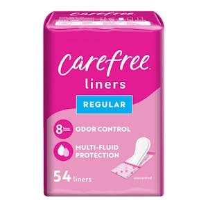2 Carefree Panty Liner Packs