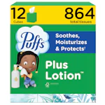 Puffs Plus Lotion Facial Tissues 12-Pack