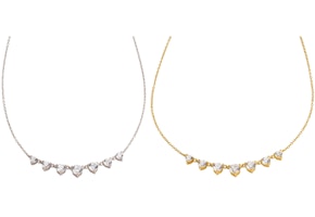 Diamonique Graduated Necklace