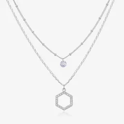 Hexagon Strand Necklace