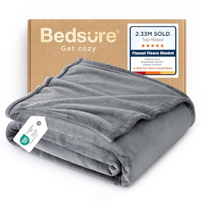 Bedsure Fleece Throw Blanket
