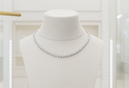 Natural Diamond Tennis Necklace, Only $57.97 Shipped (Reg. $599.99) card image