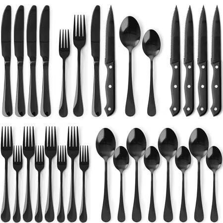 Astercook 25-Piece Silverware Set