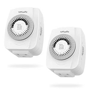 Mechanical Outlet Timer 2-Pack