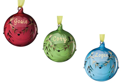 Personalized Birthstone Ornaments