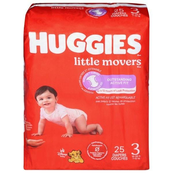 2 Huggies Little Movers Diapers Packs