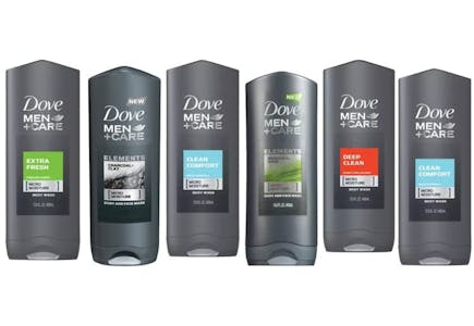 Dove Men+Care Shower Gel 6-Pack