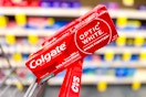 one Colgate toothpaste in CVS cart