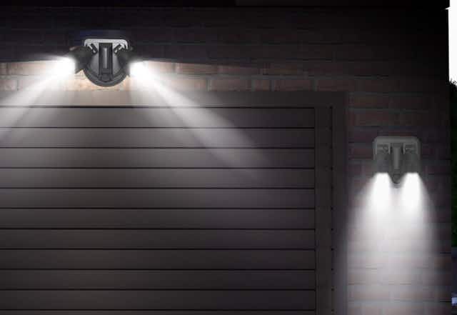 Bright Basics LED Motion-Activated Dual Security Light, Only $12 Shipped card image