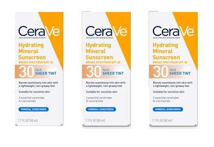 3 Cerave Sunscreens