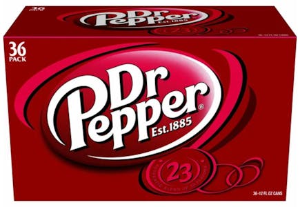 Dr Pepper Soda 36-Pack