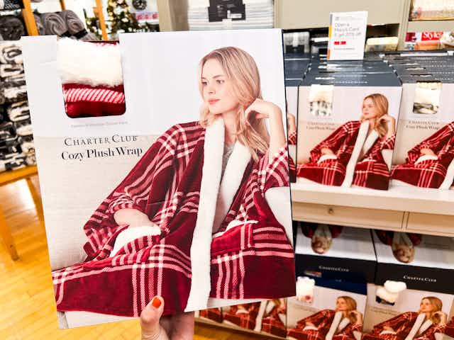 Grab a Plush Wrap Robe for Just $11.99 at Macy's  card image
