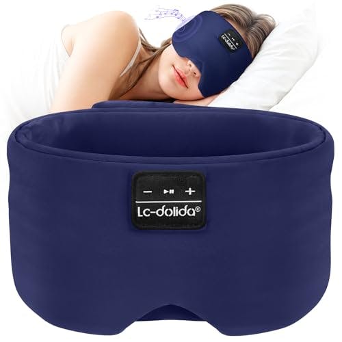 Sleep Mask with Bluetooth Headphones
