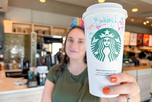 How to Get Free Starbucks on Your Birthday card image