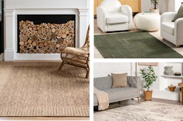 home depot area rugs collage
