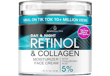 Retinol & Collagen Moisturizer Face Cream