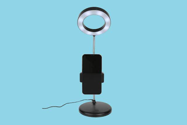 New Vlogging Lamp, Only $8 at Walmart card image