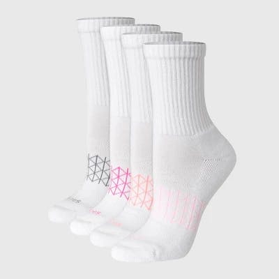 Hanes Women's Absolute Crew Socks 4-Pack