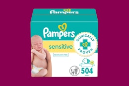 Pampers 504-Count Baby Wipes, Only $13.21 on Amazon card image