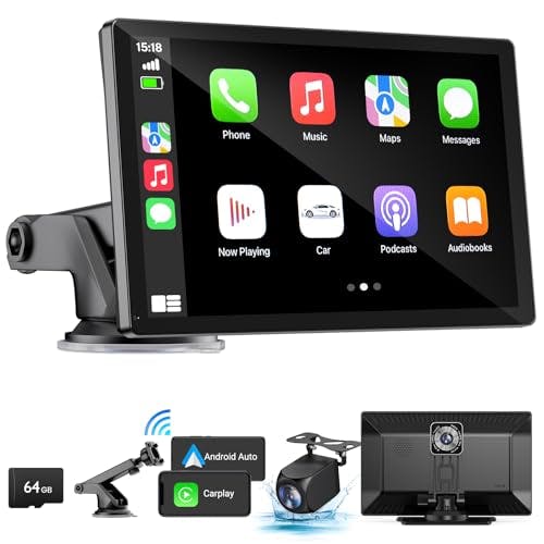 Wireless Carplay Screen & 4K Dash Cam