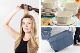 New Walmart Rollbacks: $18 Revlon Brush, $50 Dinnerware Set, and More card image