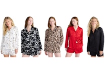 Joyspun Women's Satin Pajama Set