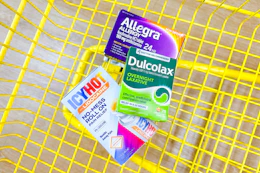 opella brands in a yellow shopping cart