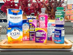 opella wellness products sitting together on a walmart shelf