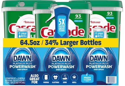 3 Cascade + 1 Dawn Powerwash