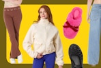Target clothing: women's bottoms, a jacket and slippers + kids shoes