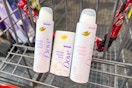 3 dove whole body deodorants in a cart