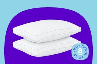 pillows on template background