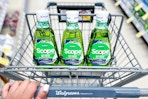 3 scope mouthwashes in a cart