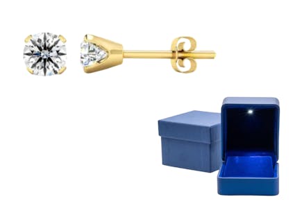 Stud Earrings + Free Jewelry Box ($1,639.98 Value)