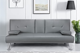 Bestselling Futon Sofa Bed, on Clearance for $90 at Walmart (Reg. $128) card image
