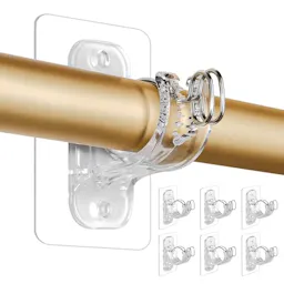 Curtain Rod Holders 6-Pack