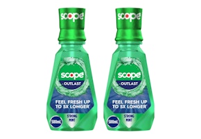 2 Scope Mouthwash Bottles