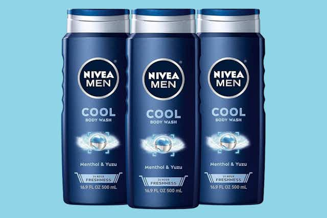 Nivea Men's Body Wash 3-Pack, Just $10 on Amazon card image