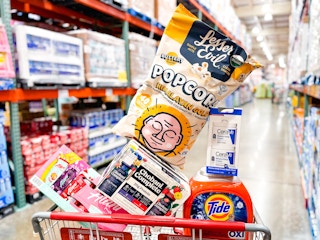 costco hot buys lesser evil popcorn chobani protein drink tide pods alani nu energy drink cerave lotion