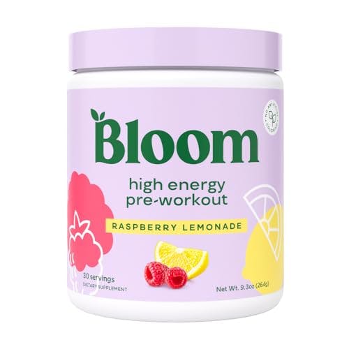 Bloom Nutrition Pre Workout Powder
