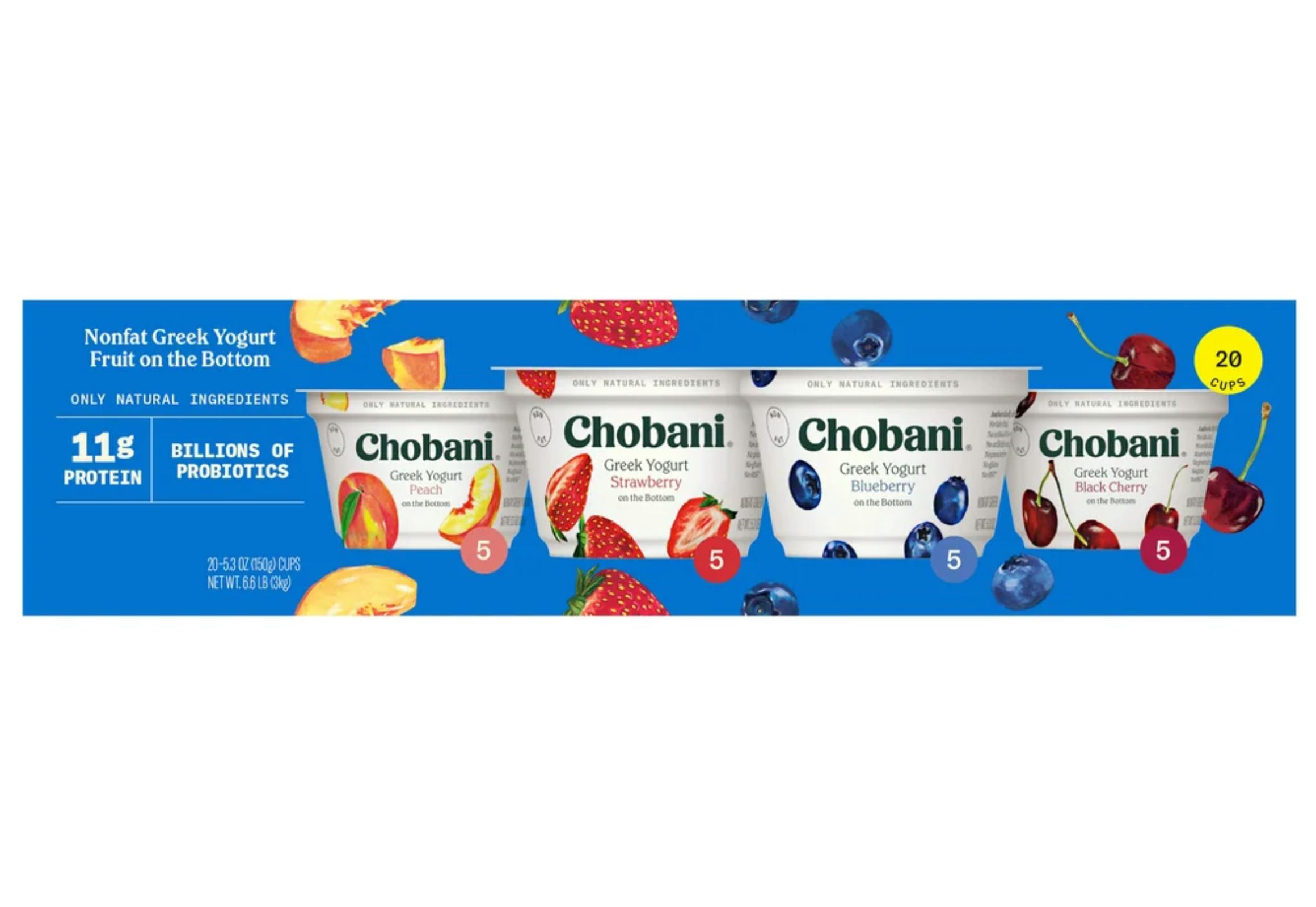 Chobani Greek Yogurt 20-Pack