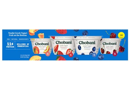 Chobani Greek Yogurt 20-Pack