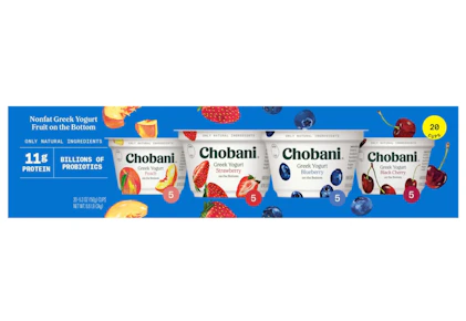 Chobani Greek Yogurt 20-Pack